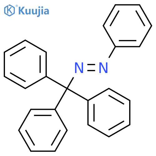 Diazene, phenyl(triphenylmethyl)-, (E)- structure