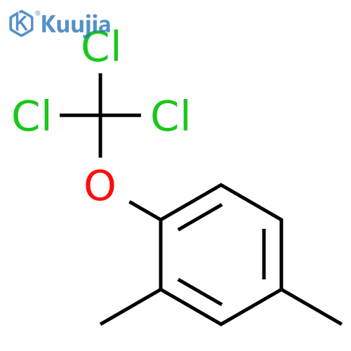 Benzene, 2,4-dimethyl-1-(trichloromethoxy)- structure
