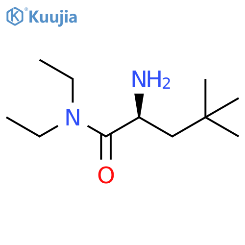 Pentanamide, 2-amino-N,N-diethyl-4,4-dimethyl-, (2S)- structure