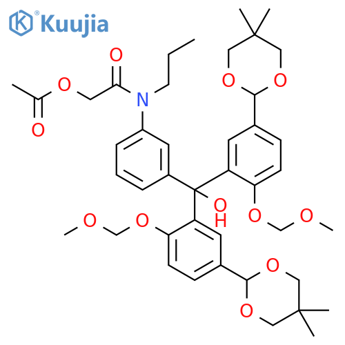 Acetamide,2-(acetyloxy)-N-[3-[bis[5-(5,5-dimethyl-1,3-dioxan-2-yl)-2-(methoxymethoxy)phenyl]hydroxymethyl]phenyl]-N-propyl- structure