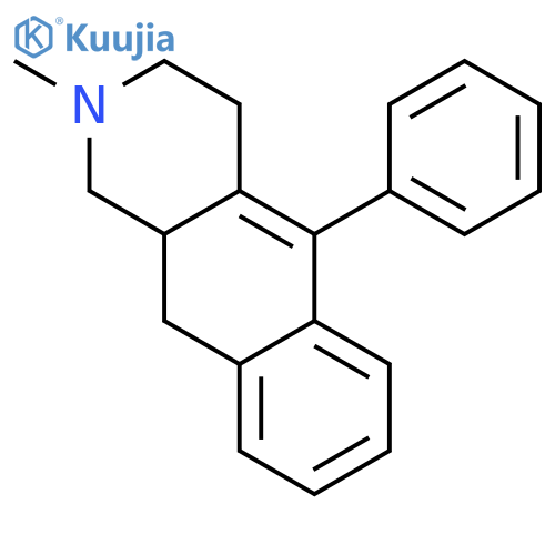 Benz[g]isoquinoline, 1,2,3,4,10,10a-hexahydro-2-methyl-5-phenyl- structure