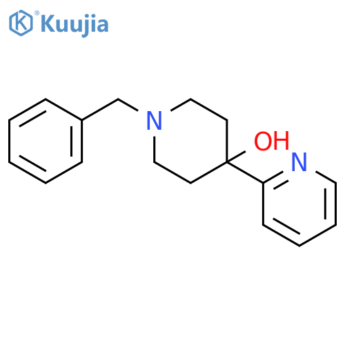 1-Benzyl-4-(Pyridin-2-Yl)Piperidin-4-Ol structure