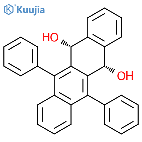 5,12-NAPHTHACENEDIOL, 5,12-DIHYDRO-6,11-DIPHENYL-, CIS- structure