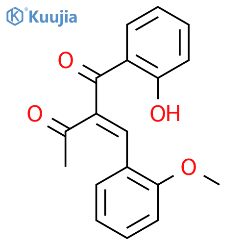 1,3-Butanedione, 1-(2-hydroxyphenyl)-2-[(methoxyphenyl)methylene]- structure
