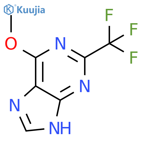 6-methoxy-2-(trifluoromethyl)-9H-Purine structure