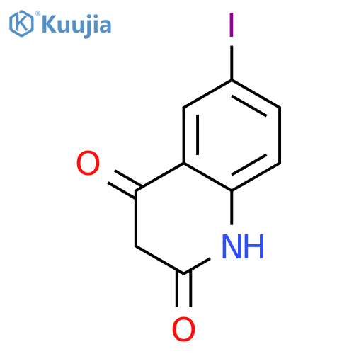 2,4(1H,3H)-Quinolinedione, 6-iodo- structure