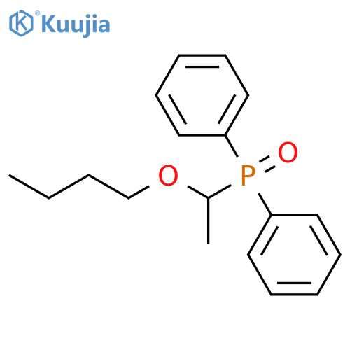 Phosphine oxide, (1-butoxyethyl)diphenyl- structure