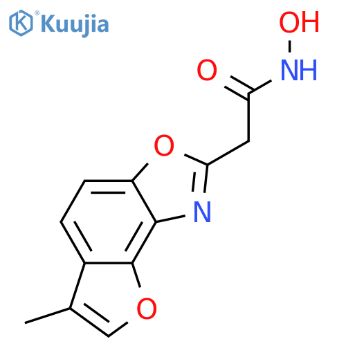 FURO[2,3-E]BENZOXAZOLE-2-ACETAMIDE, N-HYDROXY-6-METHYL- structure
