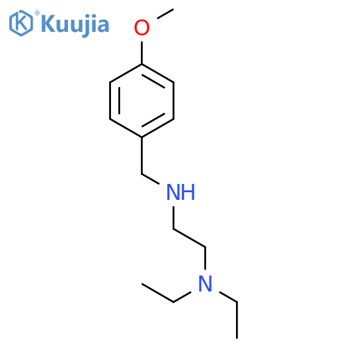 1,2-ETHANEDIAMINE, N,N-DIETHYL-N'-[(4-METHOXYPHENYL)METHYL]- structure