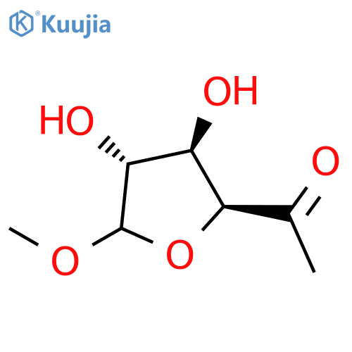 D-xylo-Hexofuranosid-5-ulose, methyl 6-deoxy- structure