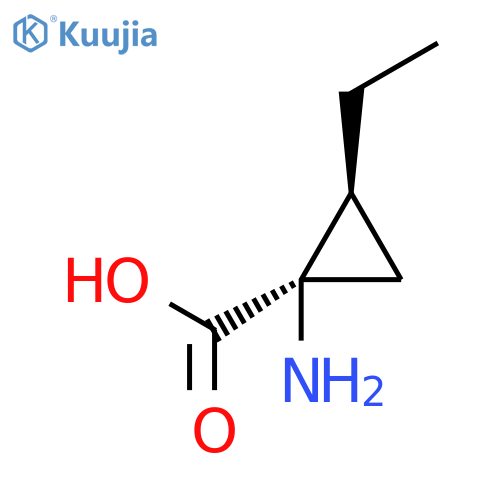 Cyclopropanecarboxylic acid, 1-amino-2-ethyl-, cis- structure