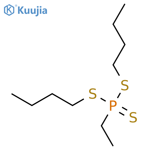 Phosphonotrithioic acid, P-ethyl-, dibutyl ester structure