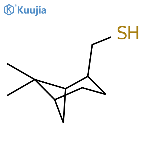 {6,6-dimethylbicyclo3.1.1heptan-2-yl}methanethiol structure