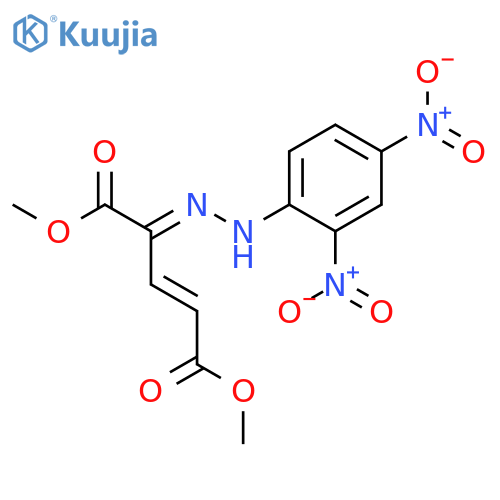 Dimethyl 4-[2-(2,4-dinitrophenyl)hydrazinylidene]pent-2-enedioate structure