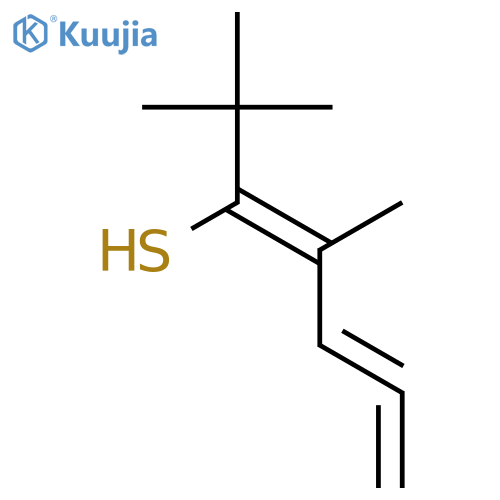 3,5,6-HEPTATRIENE-3-THIOL, 2,2,4-TRIMETHYL- structure