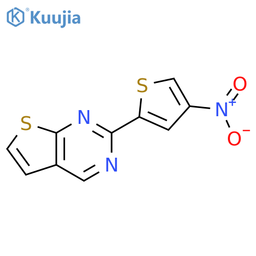 Thieno[2,3-d]pyrimidine, 2-(4-nitro-2-thienyl)- structure