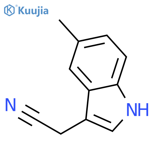 2-(5-Methyl-1H-indol-3-yl)acetonitrile structure