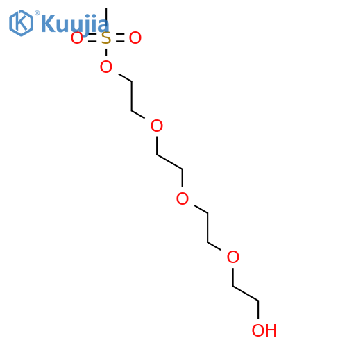 1-Methanesulfonyl-11-hydroxy-3,6,9-trioxaundecane structure