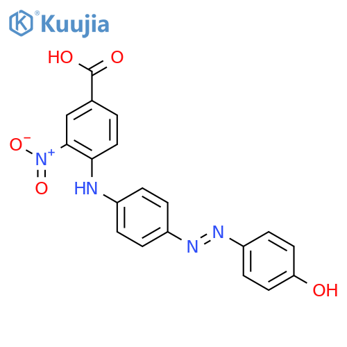 Benzoic acid, 4-[[4-[(4-hydroxyphenyl)azo]phenyl]amino]-3-nitro- structure