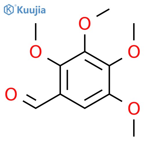 2,3,4,5-tetramethoxybenzaldehyde structure