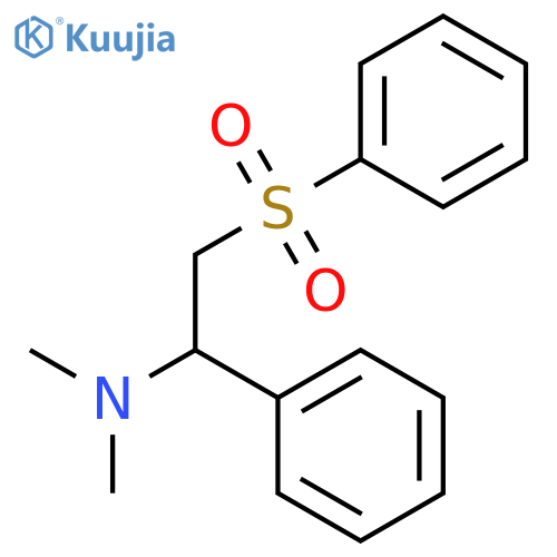 Benzenemethanamine,N,N-dimethyl-a-[(phenylsulfonyl)methyl]- structure