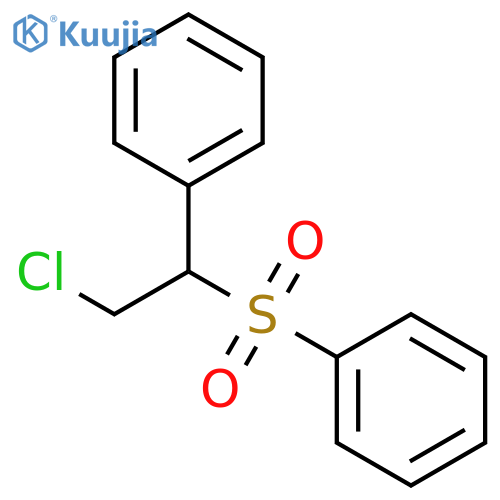 BENZENE, [(2-CHLORO-1-PHENYLETHYL)SULFONYL]- structure