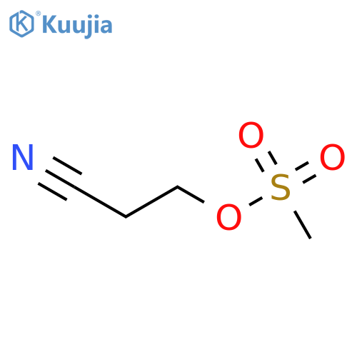 Propanenitrile,3-[(methylsulfonyl)oxy]- structure