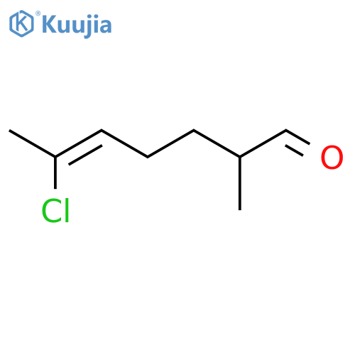5-Heptenal, 6-chloro-2-methyl- structure