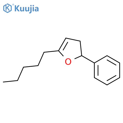 FURAN, 2,3-DIHYDRO-5-PENTYL-2-PHENYL- structure