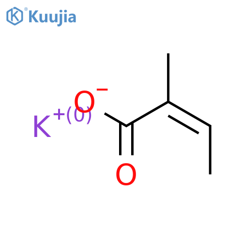 (Z)-2-Methyl-2-butenoic Acid Potassium Salt structure