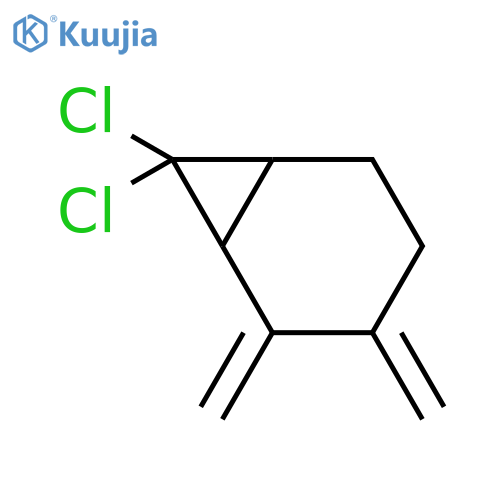 Bicyclo[4.1.0]heptane, 7,7-dichloro-2,3-bis(methylene)- structure