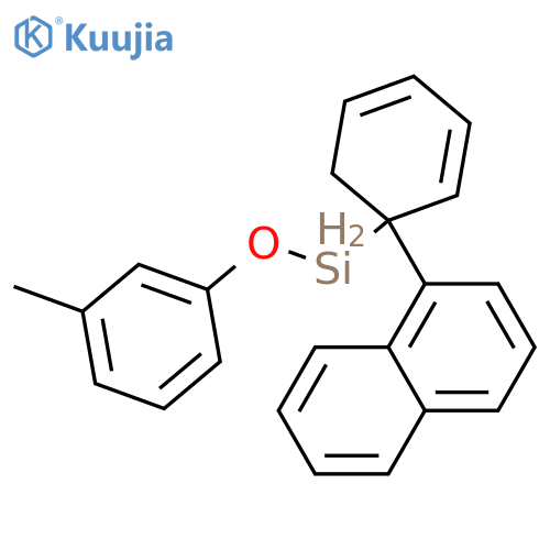 SILANE, (3-METHYLPHENOXY)-1-NAPHTHALENYLPHENYL- structure