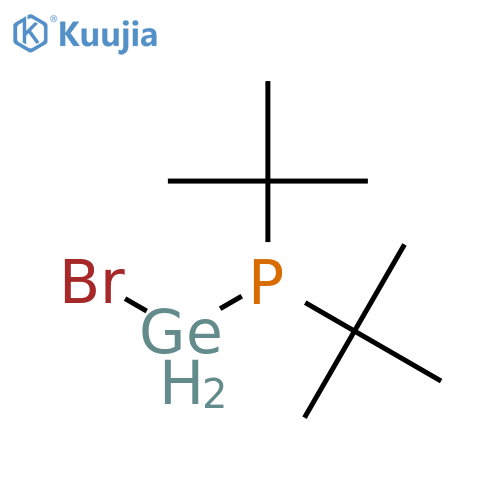 GERMANIUM, [BIS(1,1-DIMETHYLETHYL)PHOSPHINO]BROMO- structure