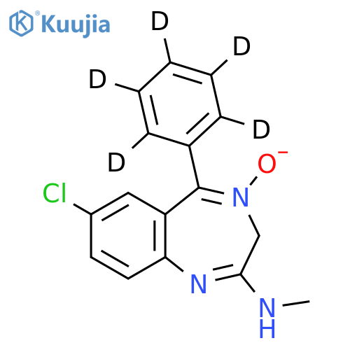 chlordiazepoxide-d5 structure