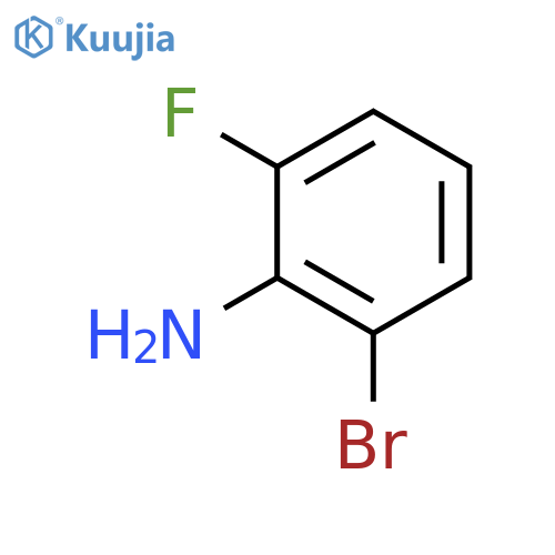 2-Bromo-6-fluoroaniline structure