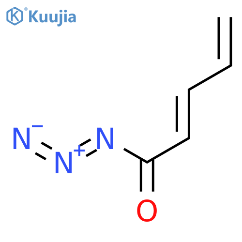 2,4-PENTADIENOYL AZIDE, (2E)- structure