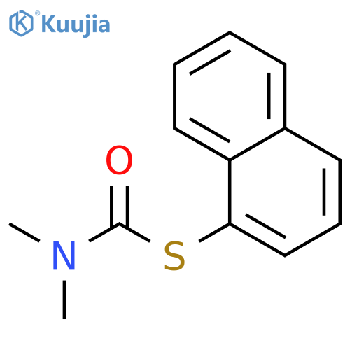 Carbamothioic acid, dimethyl-, S-1-naphthalenyl ester structure