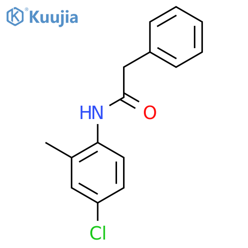 BENZENEACETAMIDE, N-(4-CHLORO-2-METHYLPHENYL)- structure