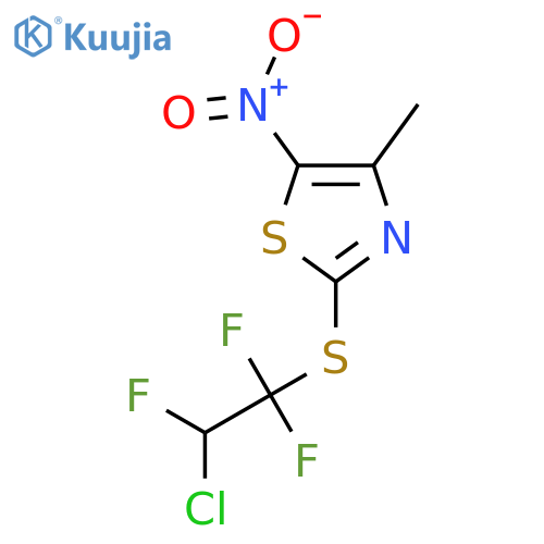 THIAZOLE, 2-[(2-CHLORO-1,1,2-TRIFLUOROETHYL)THIO]-4-METHYL-5-NITRO- structure