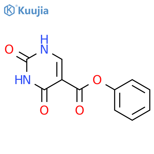 5-PYRIMIDINECARBOXYLIC ACID, 1,2,3,4-TETRAHYDRO-2,4-DIOXO-, PHENYL ESTER structure