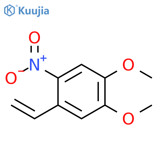 1-ethenyl-4,5-dimethoxy-2-nitrobenzene structure