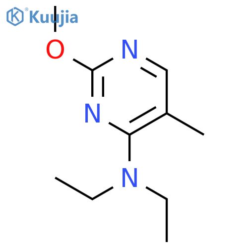 4-Pyrimidinamine, N,N-diethyl-2-methoxy-5-methyl- structure