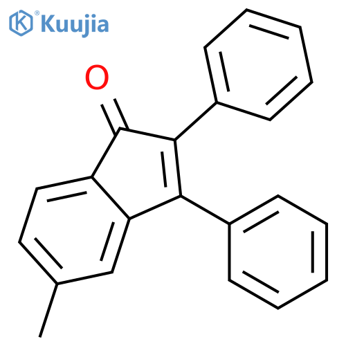 5-Methyl-2,3-diphenyl-1H-inden-1-one structure