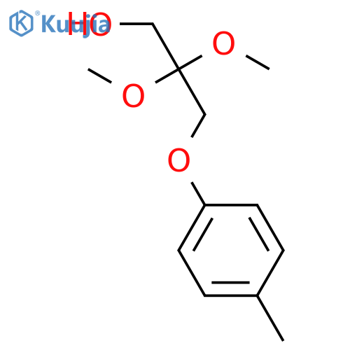 1-PROPANOL, 2,2-DIMETHOXY-3-(4-METHYLPHENOXY)- structure
