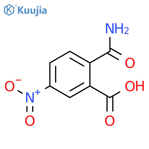 Benzoic acid, 2-(aminocarbonyl)-5-nitro- structure