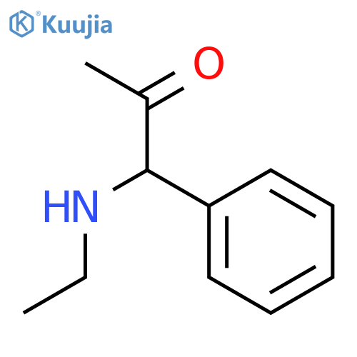 2-Propanone, 1-(ethylamino)-1-phenyl- structure