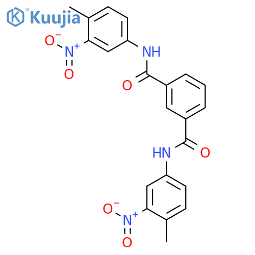 1,3-BENZENEDICARBOXAMIDE, N,N'-BIS(4-METHYL-3-NITROPHENYL)- structure