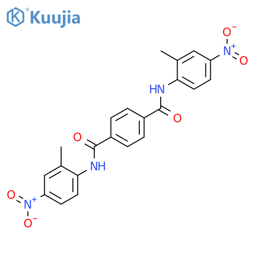 1,4-Benzenedicarboxamide, N,N'-bis(2-methyl-4-nitrophenyl)- structure