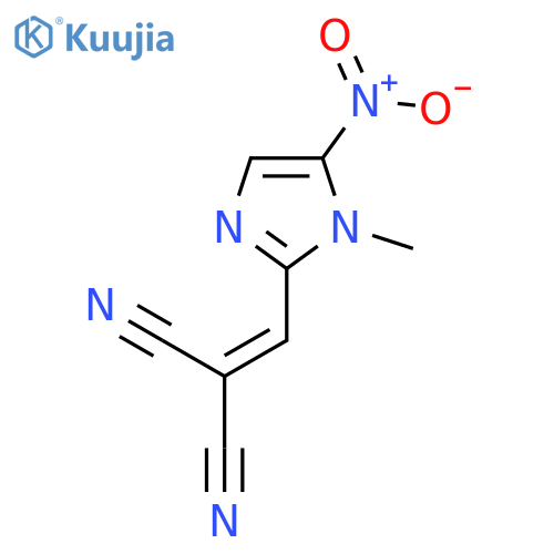 Propanedinitrile, [(1-methyl-5-nitro-1H-imidazol-2-yl)methylene]- structure