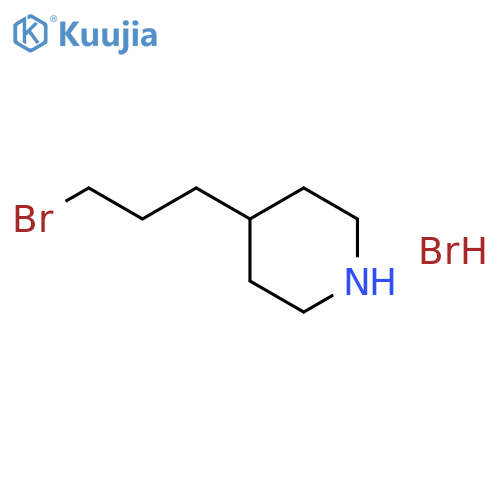 PIPERIDINE, 4-(3-BROMOPROPYL)-, HYDROBROMIDE structure